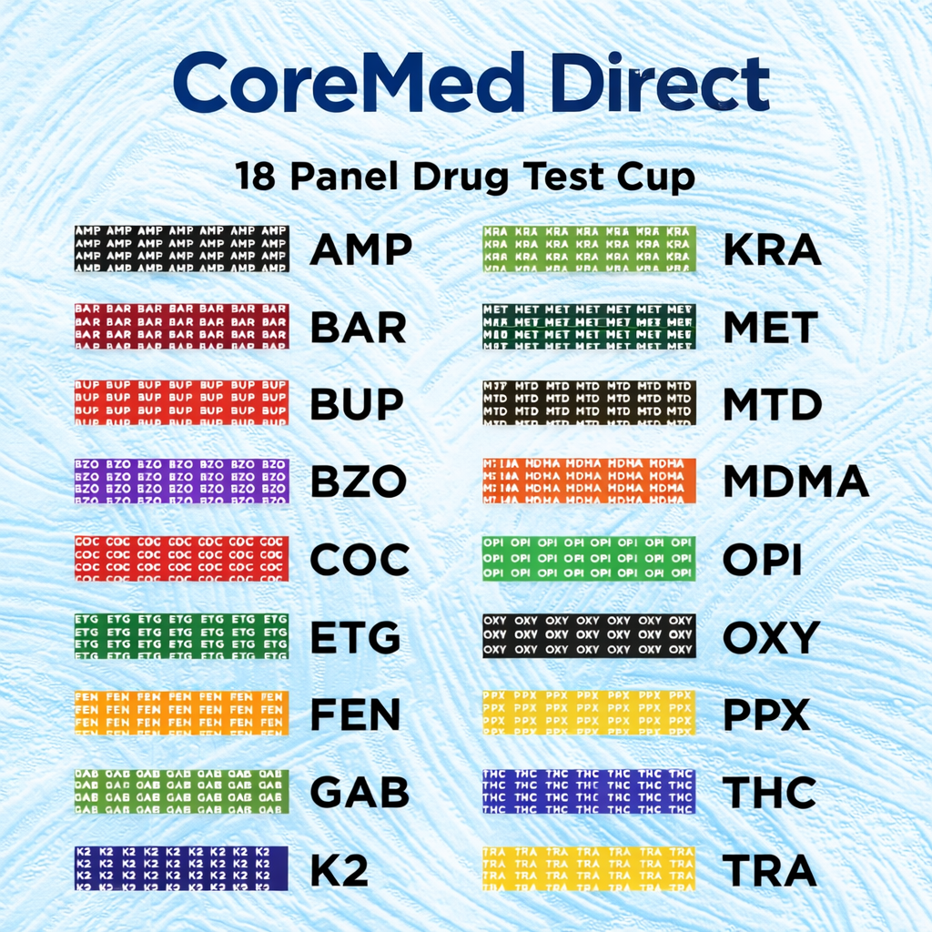 18 Panel Drug Test Cup | #1 Best Drug Test Cup [5 Pack]